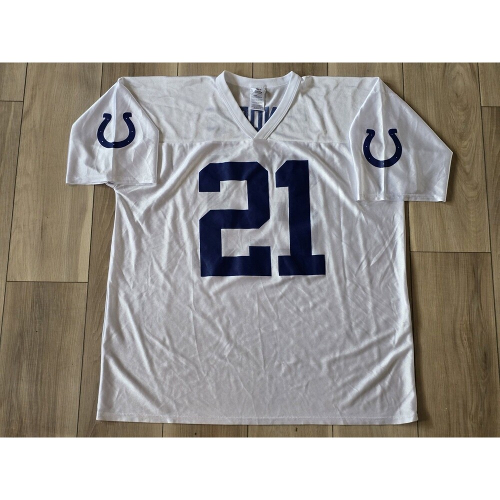 Reebok Equipment Jersey/Shirt Indianapolis Colts - Sz XXL White #21 Bob Sanders